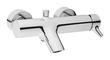 Artema A42242 Pirinç Çiftli Aç Kapa Ankastre Kare Banyo Bataryası Krom