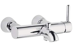 Artema A41762 Krom Kaplama Çiftli Aç Kapa Ankastre Kare Banyo Bataryası Krom