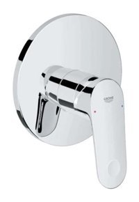 Grohe 19537002 Krom Kaplama Tekli Aç Kapa Yarı Ankastre Kare Banyo Bataryası Krom
