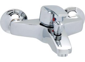 Gms Grenada Pirinç Çiftli Aç Kapa Solo Kare Banyo Bataryası Krom