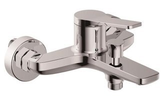 Grohe N3030702 Pirinç Çiftli Aç Kapa Yarı Ankastre Kare Banyo Bataryası Krom