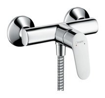 Hansgrohe Focus Pirinç Çiftli Aç Kapa Yarı Ankastre Kare Banyo Bataryası Krom