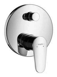 Hansgrohe 3194 Pirinç Tekli Aç Kapa Ankastre Kare Banyo Bataryası Krom