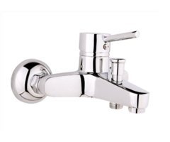 Erce Pirinç Çiftli Aç Kapa Solo Kare Banyo Bataryası Krom
