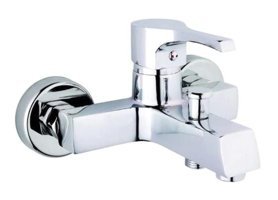 Cermix Lotus Pirinç Çiftli Aç Kapa Kare Banyo Bataryası Krom