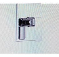 Kale Ventus Pirinç Tekli Aç Kapa Ankastre Kare Banyo Bataryası Krom