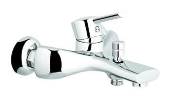 Prestij Senso Pirinç Çiftli Aç Kapa Yarı Ankastre Kare Banyo Bataryası Krom