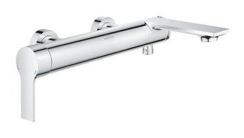 Grohe 32826001 Krom Kaplama Çiftli Aç Kapa Yarı Ankastre Kare Banyo Bataryası Krom