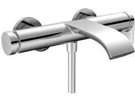 Hansgrohe Pirinç Çiftli Aç Kapa Yarı Ankastre Kuğu Banyo Bataryası Krom