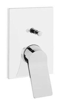 Vitra A42284 Pirinç Çiftli Aç Kapa Solo Kare Banyo Bataryası Krom