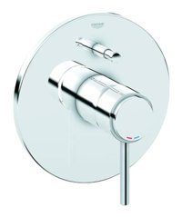 Grohe 19459001 Krom Kaplama Tekli Aç Kapa Yarı Ankastre Kare Banyo Bataryası Krom