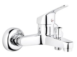 Bms 201 Pirinç Çiftli Aç Kapa Solo Banyo Bataryası Krom