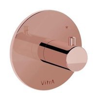 Vitra A4262326 Pirinç Çiftli Aç Kapa Ankastre Kare Banyo Bataryası Bakır