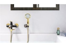 Creavit EG2500 S Pirinç Çiftli Aç Kapa Ankastre Banyo Bataryası Siyah