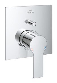 Grohe 19590000 Krom Kaplama Tekli Aç Kapa Yarı Ankastre Kare Banyo Bataryası Krom