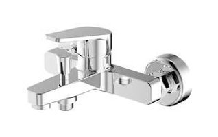 Bien BB01058102 Pirinç Çiftli Aç Kapa Yarı Ankastre Kare Banyo Bataryası Krom