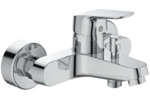Ideal Standard Ceraflex Pirinç Çiftli Aç Kapa Yarı Ankastre Kare Banyo Bataryası Krom