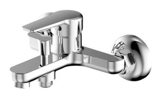 Vitra BB01061102 Pirinç Çiftli Aç Kapa Solo Kare Banyo Bataryası Krom