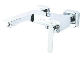 Aquamix Miami Pirinç Çiftli Aç Kapa Ankastre Kare Banyo Bataryası Krom