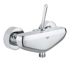 Grohe 23430000 Krom Kaplama Çiftli Çevirmeli Yarı Ankastre Kare Banyo Bataryası Krom
