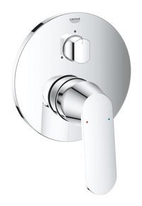 Grohe 24226000 Krom Kaplama Tekli Aç Kapa Yarı Ankastre Kare Banyo Bataryası Krom