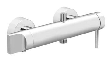 Vitra A42619 Pirinç Çiftli Aç Kapa Solo Kare Banyo Bataryası Krom