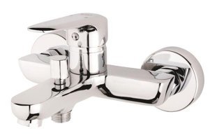 Üso Su Armatürleri UA-533 Pirinç Çiftli Aç Kapa Solo Kare Banyo Bataryası Krom
