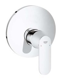 Grohe 19383000 Krom Kaplama Tekli Aç Kapa Yarı Ankastre Kare Banyo Bataryası Krom