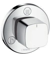 Hansgrohe Metris Pirinç Tekli Çevirmeli Yarı Ankastre Kare Banyo Bataryası Krom