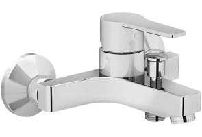 Artema A42870 Pirinç Çiftli Aç Kapa Solo Kare Banyo Bataryası Krom
