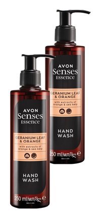 Avon Senses Essence Portakal Nemlendiricili Organik 2'li 250 ml Sıvı Sabun