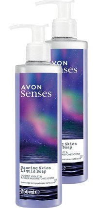 Avon Senses Dancing Skies Menekşe-Ahududu Nemlendiricili 2'li 250 ml Sıvı Sabun