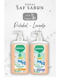 Siveno Pure&Natural Portakal Nemlendiricili Organik 2'li 1 lt Sıvı Sabun