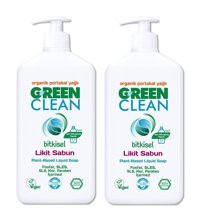 Green Clean Likit Portakal Yağlı Nemlendiricili Organik 2'li 500 ml Sıvı Sabun