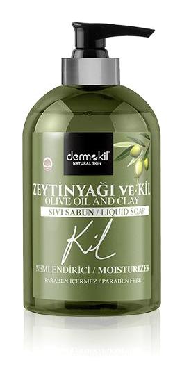 Dermokil Natural Skin Zeytinyağı-Kil Nemlendiricili Organik 500 ml Sıvı Sabun