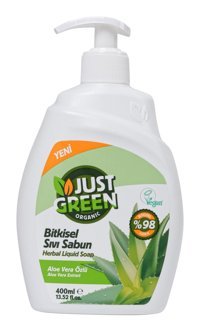 Just Green Aloe Vera Nemlendiricili Organik 400 ml Sıvı Sabun