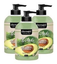 Dermokil Natural Skin Avokado Nemlendiricili Organik 3'lü 500 ml Sıvı Sabun