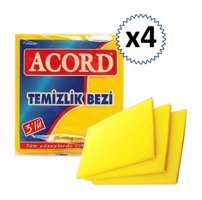 Acord 4x3'lü Temizlik Bezi