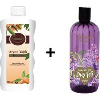 Ersağ Leylak Duş Jeli 500 ml + Ersağ Argan Yağlı Şampuan 300 ml