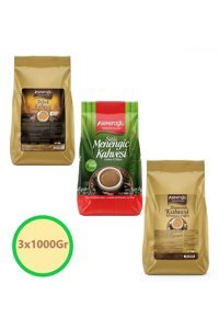 Şekeroğlu Dibek Sade Orta Kavrulmuş Türk Kahvesi 3x1 kg