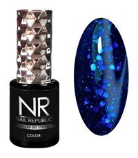 Nail Republic 461 Mavi Kalıcı Simli Oje