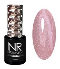 Nail Republic 387 Pembe Kalıcı Simli Oje