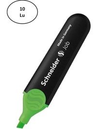 Schneider SCF101 10'lu Pastel Yeşil Fosforlu Kalem Seti