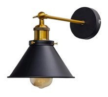 Mylights Retro Rustik Metal LED Aplik Siyah