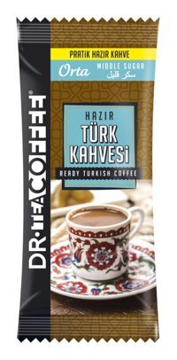 Dr. Tea Coffee Sade Orta Kavrulmuş Türk Kahvesi 24x9 gr