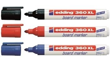 Edding 360 XL 3 Adet Doldurulabilir Silinebilir Çok Renkli Tahta Kalemi