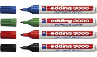 Edding 3000 4 Adet Doldurulabilir Silinebilir Çok Renkli Tahta Kalemi