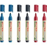 Edding 28 Ecoline 6 adet Doldurulabilir Silinebilir Çok Renkli Tahta Kalemi