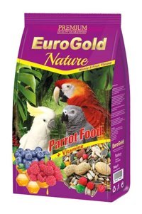 Eurogold Kabuklu Ballı-Meyveli Vitaminli Papağan Yemi 2x750 gr