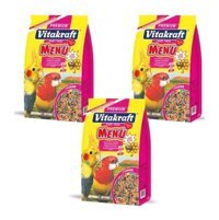 Vitakraft Menü Paraket Kabuklu Ballı Vitaminli Papağan Yemi 3x1 kg